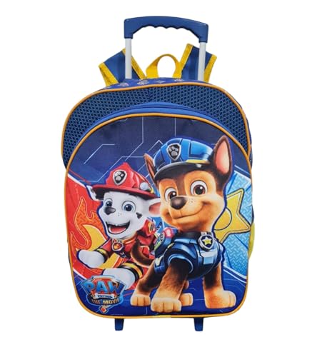 Kit Mochila Escolar Patrulha Canina Movie Rodinhas Tam G