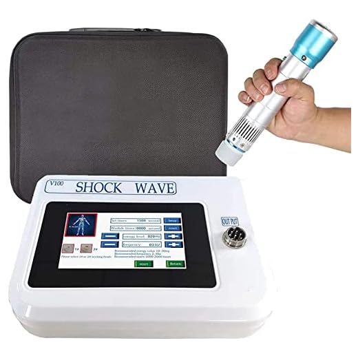 Máquina de Terapia de Ondas de Choque, Ondas de Choque Extracorreas ED Tratamiento Fisioterapia Dispositivo de Masaje Muscular, Masajeadores eléctricos para Alivio del dolor, Mejora del metabolismo
