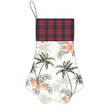 Questo regalo di caramelle con stampa di palme tropicali con albero di Natale, insieme al mini sacchetto regalo da appendere, è una scelta ideale per ravvivare le decorazioni per feste di Natale, aggiungendo il tocco festivo perfetto alla tua festa di festa.