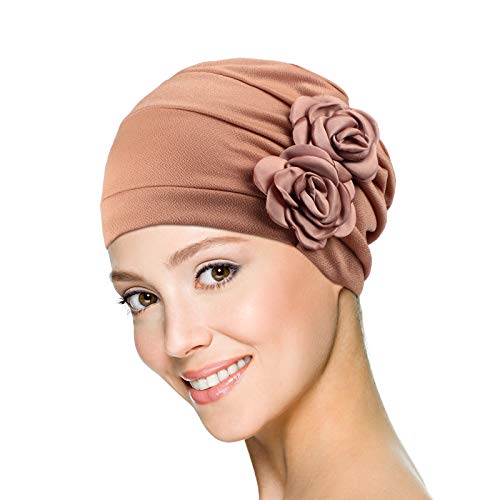 Image of SATINIOR 6 Pack Head Wraps Turbans for Women Flower