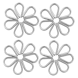 FRCOLOR 50pcs Stainless Steel Rope Thimbles for Wire Heavy Duty Rigging Thimbles with Polished Surface for Enhanced Safety and Rope Protection in Industrial Towing Applications