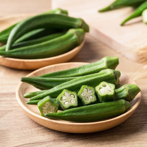 150 piezas semillas de okra, jardín decorativo, de rápido crecimiento macetas, plantas de jardín Plantas de balcón, decoración de jardín para exterior. Semillas de plantas de interior,