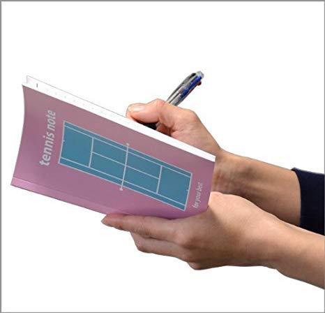 Amazon | テニスノート(tennis note)（1冊）B6判 カラー：ピンク