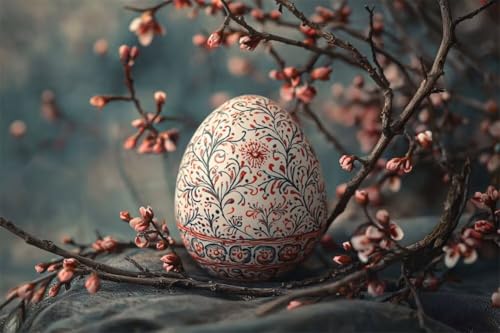 Adultos y Principiantes Diamond Painting Taladro Completo 5D DIY Arts Kits Huevos De Pascua Imagen Diamante Pintura Pintura Punto de Cruz Para Decoración Pared Hogar Taladro Redondo 50x75cm A0689