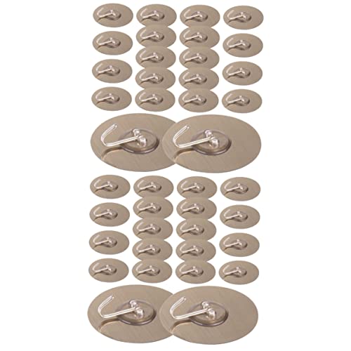 VASDEV Perchero de Alta Resistencia Ganchos de Acero Inoxidable Perchas de Acero Inoxidable Ganchos de Cocina autoadhesivos Ganchos de Cocina para Utensilios de Cocina Ganchos Adhesivos t