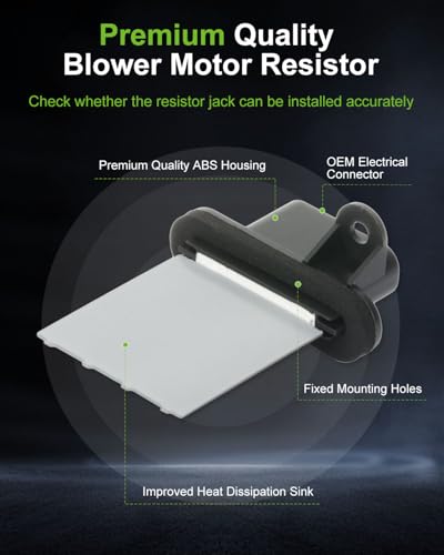 Image of SCITOO Air Conditioning Heater HVAC Blower Motor Resistor Regulator 2005-2010 for Chevrolet Cobalt,2006-2011 for Chevrolet HHR,2007-2009 for Pontiac G5,for Pursuit,OE-RU-464 Resistor 10398065,15818910