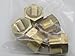 5 Pack, 3/4 x 1/2 Brass Reducing Bushing, 3/4
