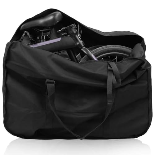 Ubric Bolsa de Carga portátil para Bicicleta, Bolsa de Transporte Negra, Accesorios para Bicicleta Plegable de 20 Pulgadas (83 x 33 x 69 cm)
