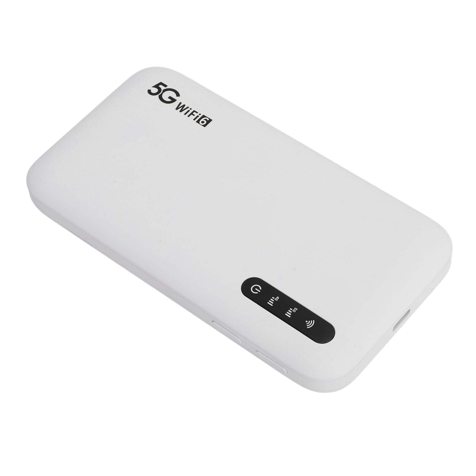 Hotspot WiFi Portatile 5G per Viaggi, Dispositivo Hotspot Mobile 5G Wifi6 con 6100 MAh, Supporto 16 Dispositivi, Slot per Scheda SIM, Dispositivo WiFi Portatile Ad Alta velocità