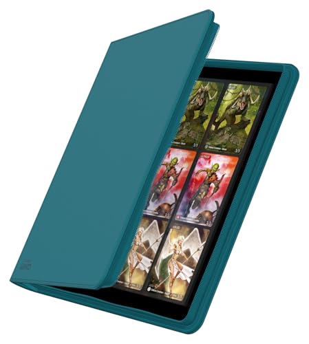 Image of Ultimate Guard Zipfolio 480 - 24 Pocket XenoSkin (Quadrow) Petrol