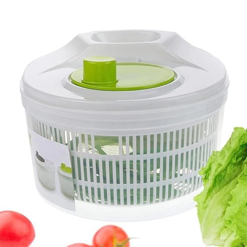 1Pc Soft And Non Fragile 5L Salad Spinner, Quick Drying And Easy To Disassemble And Install Vegetable Drainer, For Any Kitchen