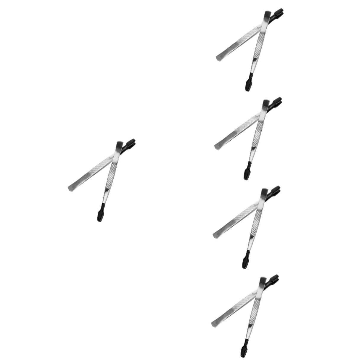 NUOBESTY 5 Set Pinzette Per Timbri Hobby Pinzette Filateliche Pinze Per Timbri E Pinzette In Acciaio Hobby Funzione Lavoro Di Laboratorio Creazione Di Gioielli Artigianato Pinza 2 pezzi*5