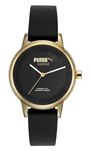 Preisvergleich Produktbild PUMA Damen Datum klassisch Quarz Uhr mit Silikon Armband PU104252002