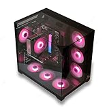 Pro Tech Solutions Black Storm Gaming PC | Intel Core i5-12400F, 16GB DDR5 5600MHz RAM, ASUS H610M-A WiFi, 1TB NVMe SSD, RTX 5060 OC 8GB, Xigmatek Case with 7 Fans, Windows 11 Pro