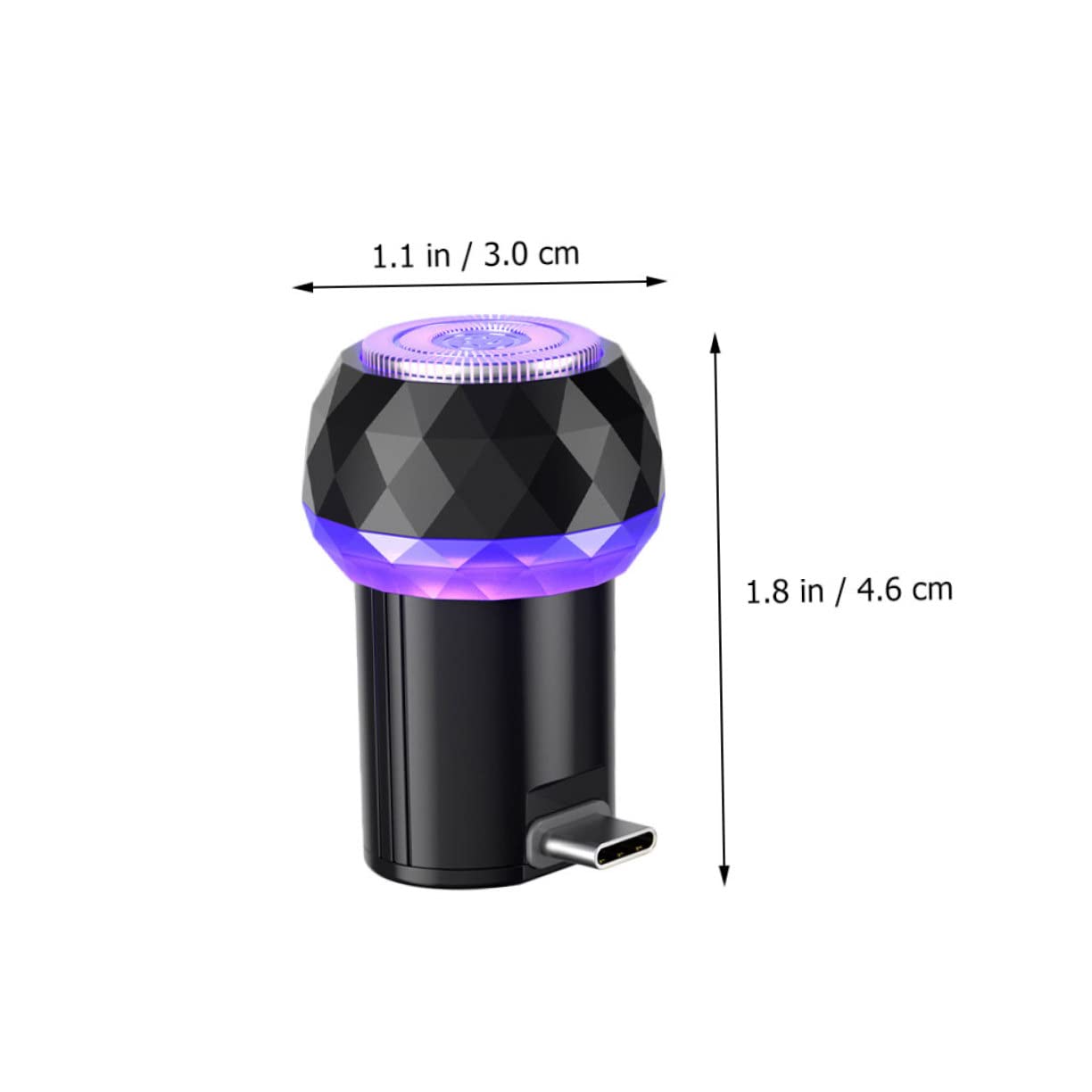 minkissy Mini Shaver for Women Men - Razor No Battery Needed Fast Charging Beard Trimming Tool