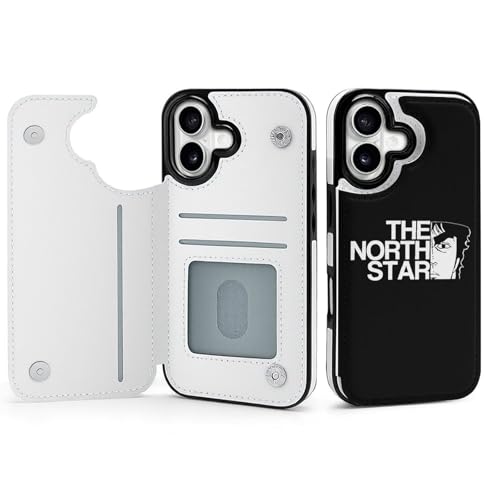 手帳型 北斗の拳 (30) 対応 iPhone 17 ケース カード収納 スマホケース 財布型 携帯ケース 軽量 全面保護 スタンド機能