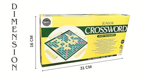 BKDT Marketing Crossword English Word Puzzle Game for Kids - Vocabulary Builder for Kids (Crossword)