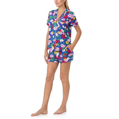 Image of kate spade new york Short Sleeve Knit Shorty Pj Set