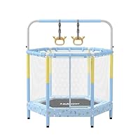 【未使用】LANGXUN 子供用トランポリン 耐荷重約50㎏ Amazon | LEJUMP 子供用トランポリン 静音設計 耐荷重50KG 室内