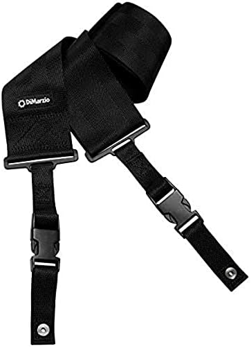 DiMarzio 3" Clip Lock Nylon Black Guitar Strap