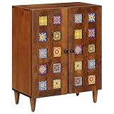 【Solution de rangement stylée】 Ce buffet moderne a un design minimalist avec des lignes épurées et une belle forme rectangulaire. En bois de manguier massif, il combine élégance et praticité. Avec ses dimensions de 60 x 33,5 x 75 cm, il est parfait pour les salles à manger contemporaines, apportant à la fois style et fonction dans n'importe quel espace, idéal pour les maisons en ville.