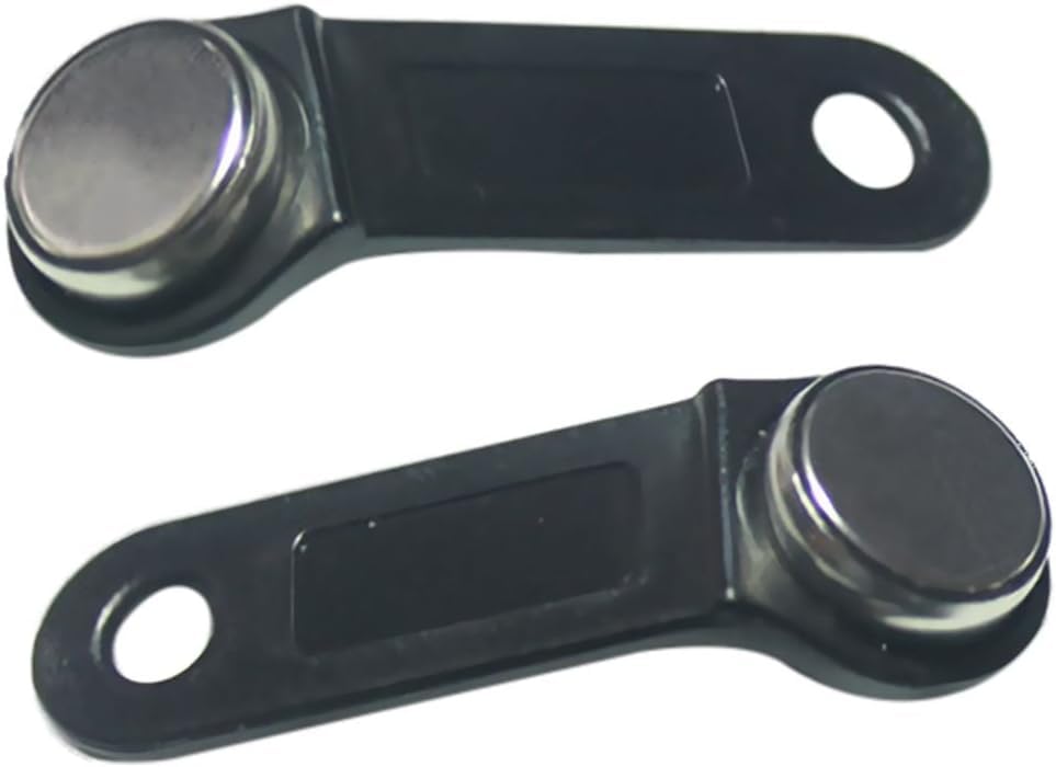 RFID DS1990A-F5, IButton Tag with Wall-Mounted Black Handle (Black 50pcs)