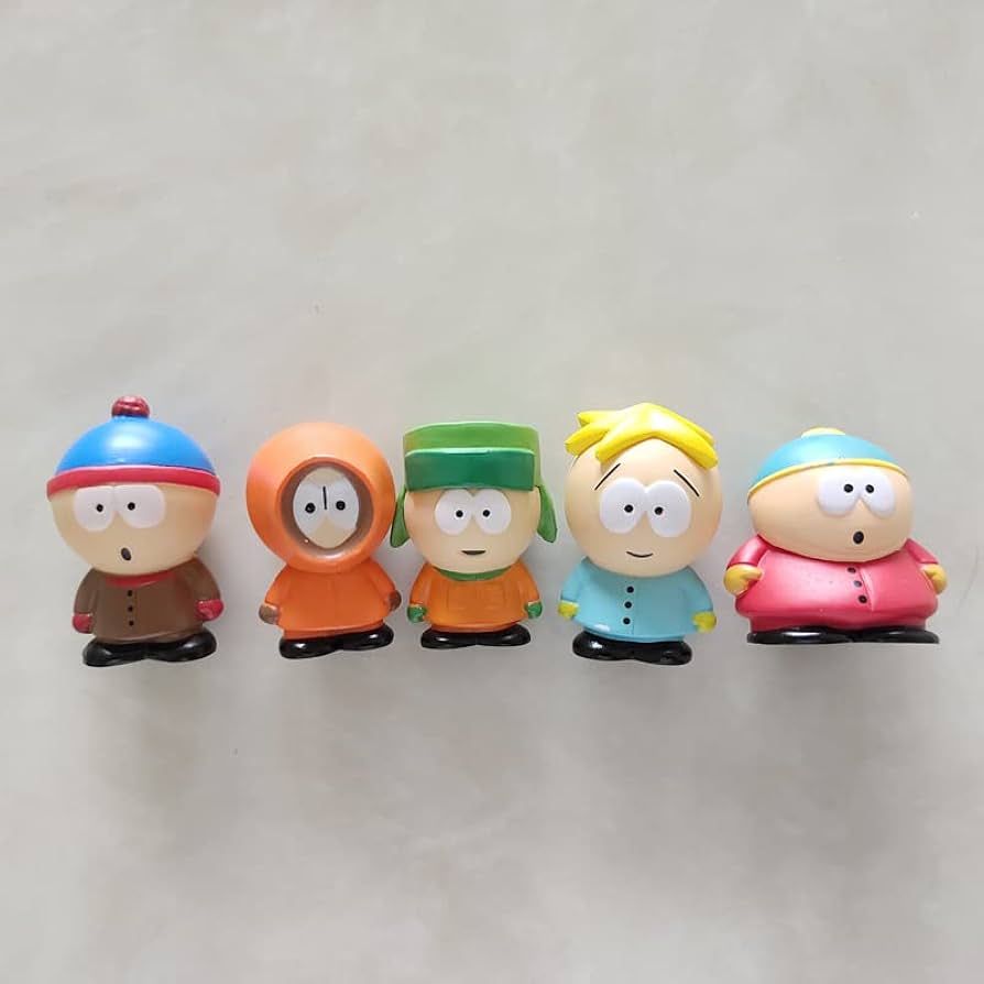Amazon.co.jp: サウスパーク フィギュア 5点セット 置物 PVC製 展示用