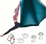aerial yogatuch 5m with Extension Straps, Carabiners und Ringschraube Nur für Erwachsene(5M)