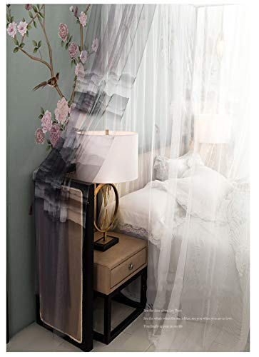 Mosquitera de cama de princesa azul de 4 postes para habitación infantil 3