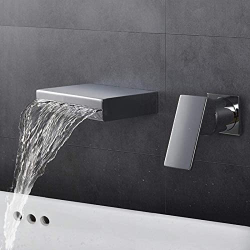 Robinet cascade à LED mural pour éliminer les éclaboussures de bain - 7