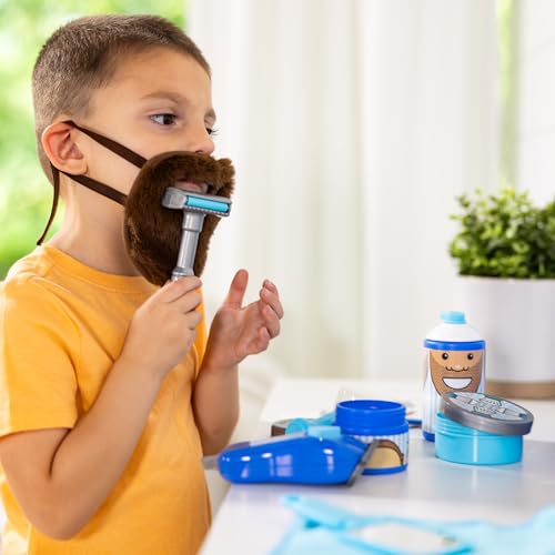 image for Melissa & Doug Barber Shop Pretend Play Set for Kids (16 Piece) – Sh