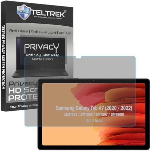 Image of Privacy Matte Anti Peep Screen Guard Compatible With Samsung Galaxy Tab A7 2022 /2020 (10.4 inch Inch Tablet) Anti Spy Screenguard Not a Tempered Glass Screen Protector