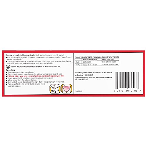 Thermacare Heat Wraps Lower Back & Hip, L-XL - Image 8 thumbnail