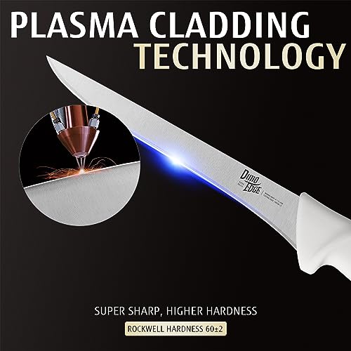 Dimoedge 6 Inch Professional Boning Knife, Super Sharp Deboning Knife With Ergonomic Handle(White) #TOP1