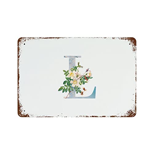 Lettre L en aluminium floral : sublimez votre décoration de mariage et fiançailles