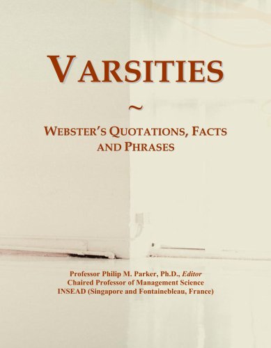 Varsities: Webster's Quotations, Facts and Phrases