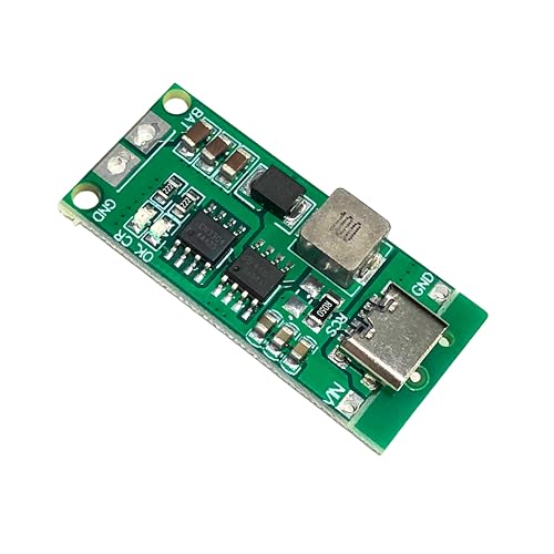 Image of ROBOWAY 10Pcs 4S 2A Polymer Lithium Ion Charger Type-C | 14.8V 18650 Battery Charging Module | USB-C Input, Boost Converter, LED Indicator, Overcharge Protection (Pack of 10)