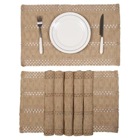FunWheat Boho Placemats Set of 8 Cover