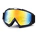 Atv goggles,Motocross Goggles Motorcycle Dirt Bike Ski Goggles Windproof Scratch Resistant Combat Goggles Adjustable UV Protective Safety Outdoor Glasses for Cycling,Climbing,etc (Black)