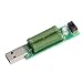 DROK 300080 Micro Battery Load Tester Detector Electronic Load USB Charging Current Monitor 5 Ohm Discharge Aging Resistance Board Module