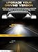 VI9000 7 Inch Led Headlight Round H6024 Led Headlight DOT Approved Hi/Lo Beam DRL Black Headlights Compatible With Jeep Wrangler JK JKU TJ LJ CJ Compatible With Chevy,Ford and Mazda Miata etc