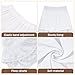 Skorts for Women Dressy Casual Flowy Shorts Boho Ruffle Tiered Skirts High Waist Mini Tennis Golf Skirt White X-Large
