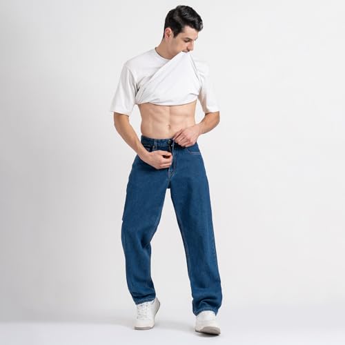 Image of Red Tape Men's Baggy Fit Jeans | Relaxed Streetwear Style