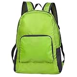 WQCMH Mochila Plegable Para Acampada Bolsa De Viaje Plegable Ultra Ligera Para Hombres Y Mujeres Bolsas De MontañA Al Aire Libre(verde)