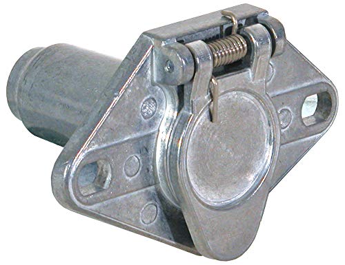 Buyers Products TC1006 6-Way Die Cast Metal Trailer Connector Truck Side Trailer Connector 6 Round Pin Style Bolt-On Mounting Truck & Trailer Accessories