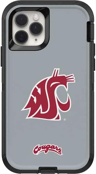 Skinit Decal Skin Compatible with OtterBox Defender iPhone 11 Pro Case - Officially Licensed College WSU Cougars Logo Design