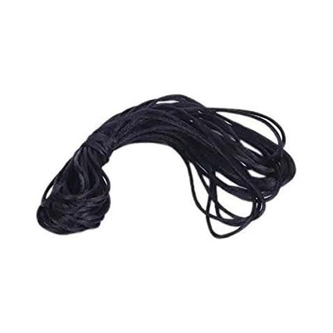 YADNESH Black Thread - anklets for women, Kaala Dhaga - Nazar Dhaga Silk thread, 30 Meters(1 mm thick) Cover