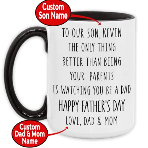 Taza personalizada para hijo, capacidad 11 oz miniatura 2