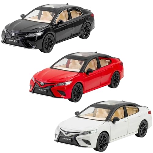 Image of 1:24 Toyota Camry Die-Cast Model Toy Car - Premium Alloy Metal Sedan with Pull-Back Action, Openable Doors & Realistic Interior
