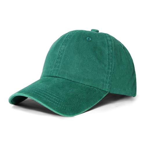 YouGa Baseball Cap Mens - Vintage Washed Dad Caps Adjustable Cotton
